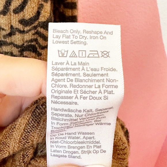 Madewell Tigerized Cameron Ribbed Cardigan Sweater in Coziest Yarn XXS - Picture 11 of 11